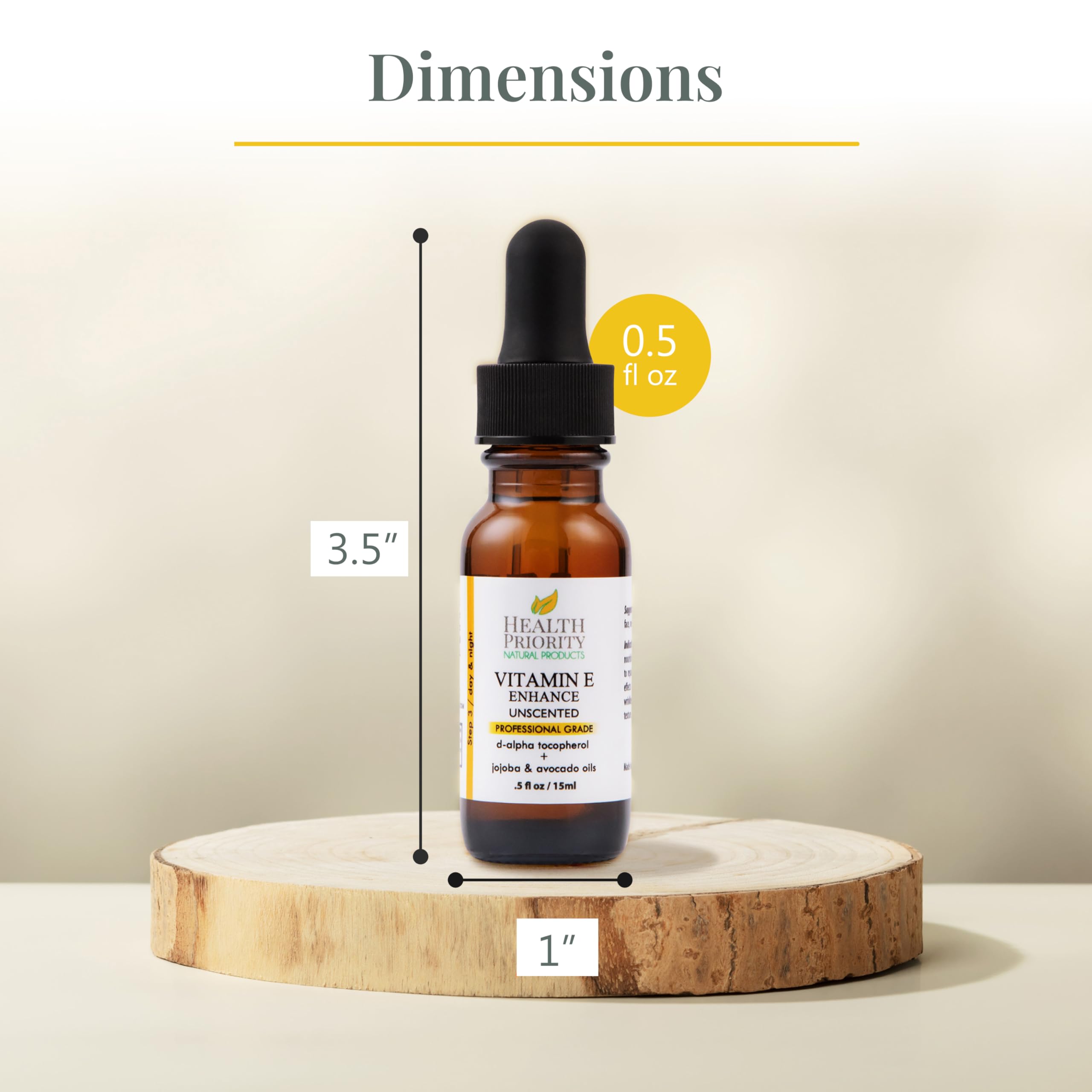 Health Priority Naturals huile vitamine E corps, confort et douceur