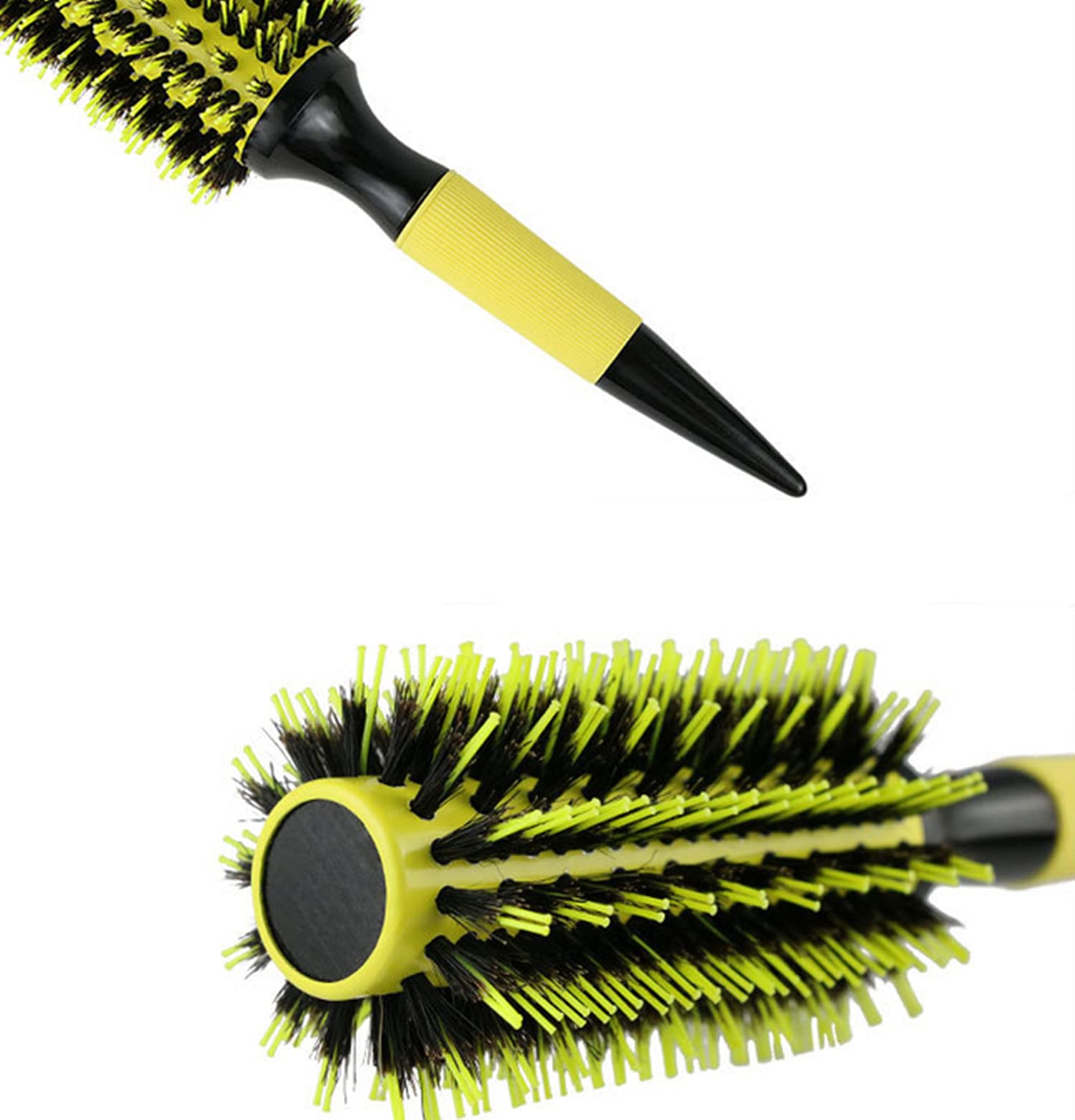 Healthcom poignee antiderapante brosse cheveux, prise confortable lors du coiffage.
