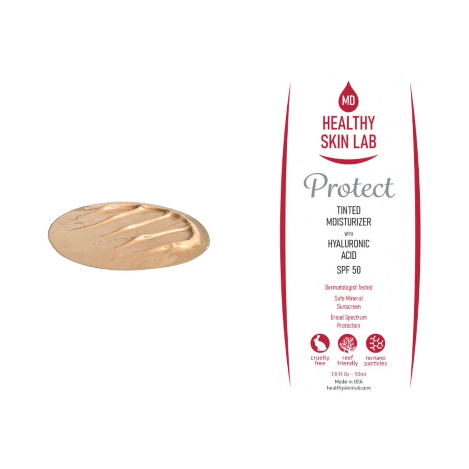 Healthy Skin Lab Protect: sans nano-partiules respectueux des récifs et de la peau.