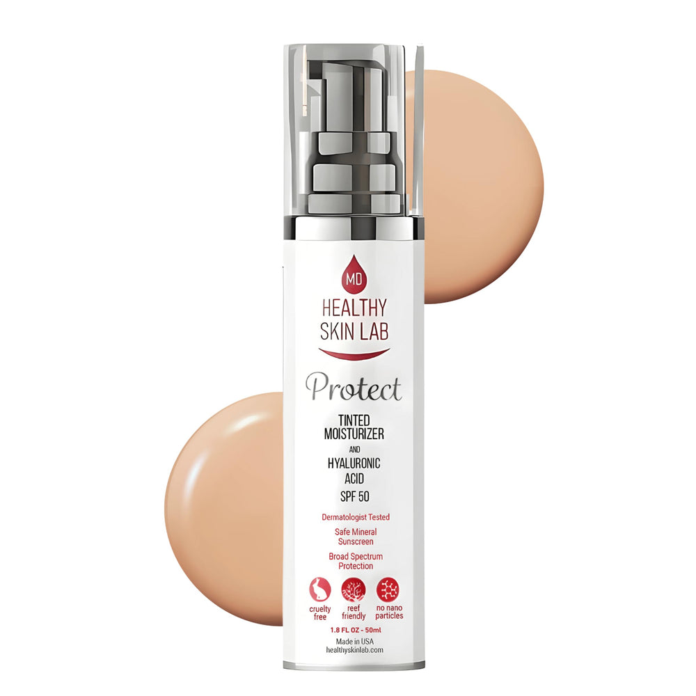 Healthy Skin Lab Protect: produit vegan, testé dermatologiquement pour votre tranquillité.