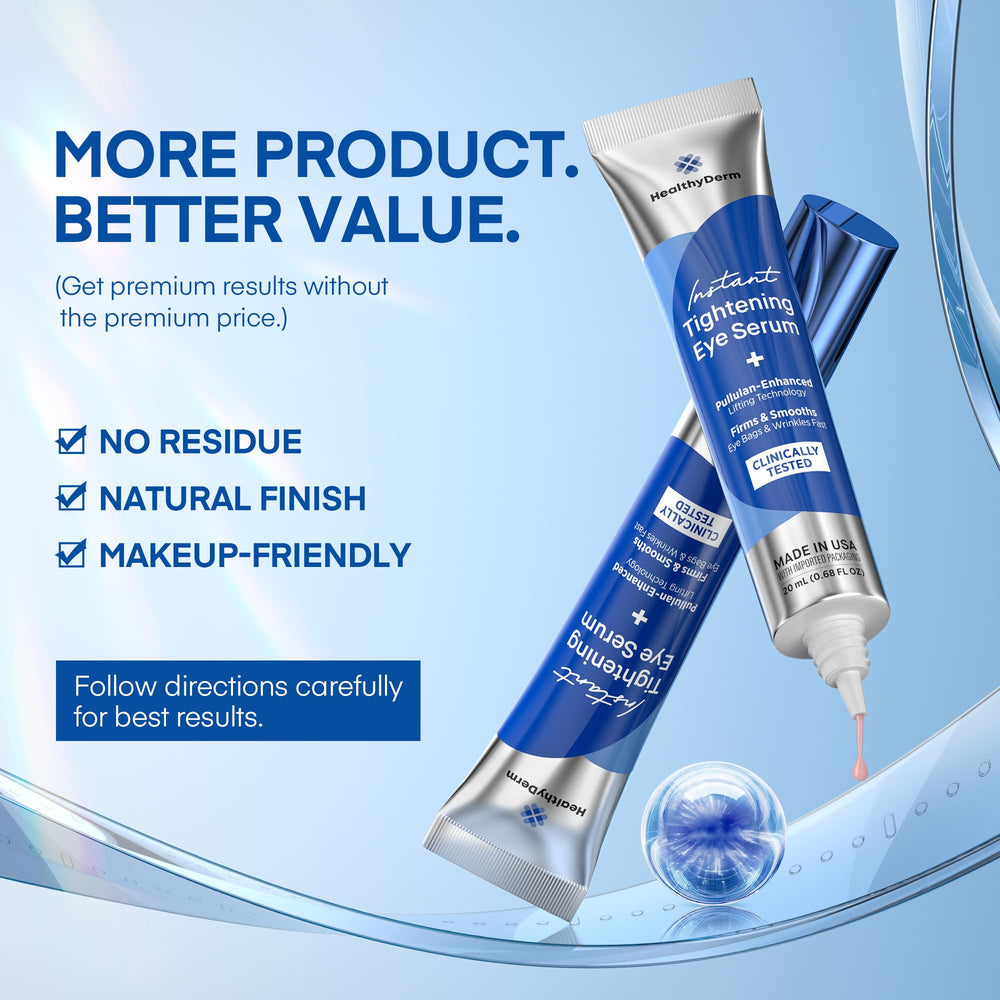 HealthyDerm Sérum Lift Regard – Formule polysaccharide pour un effet tenseur