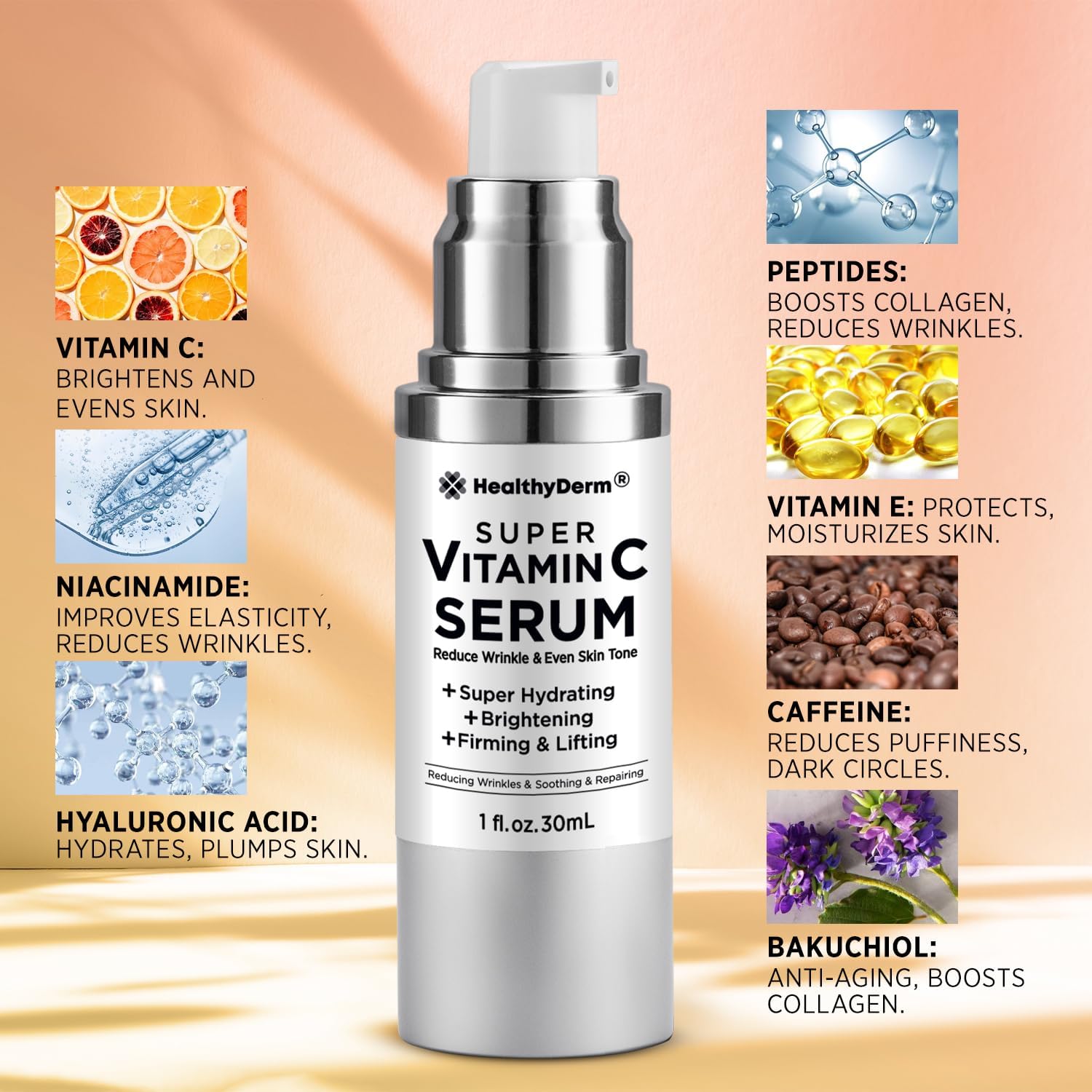 HealthyDerm pack de deux sérums pour une routine mature efficace.