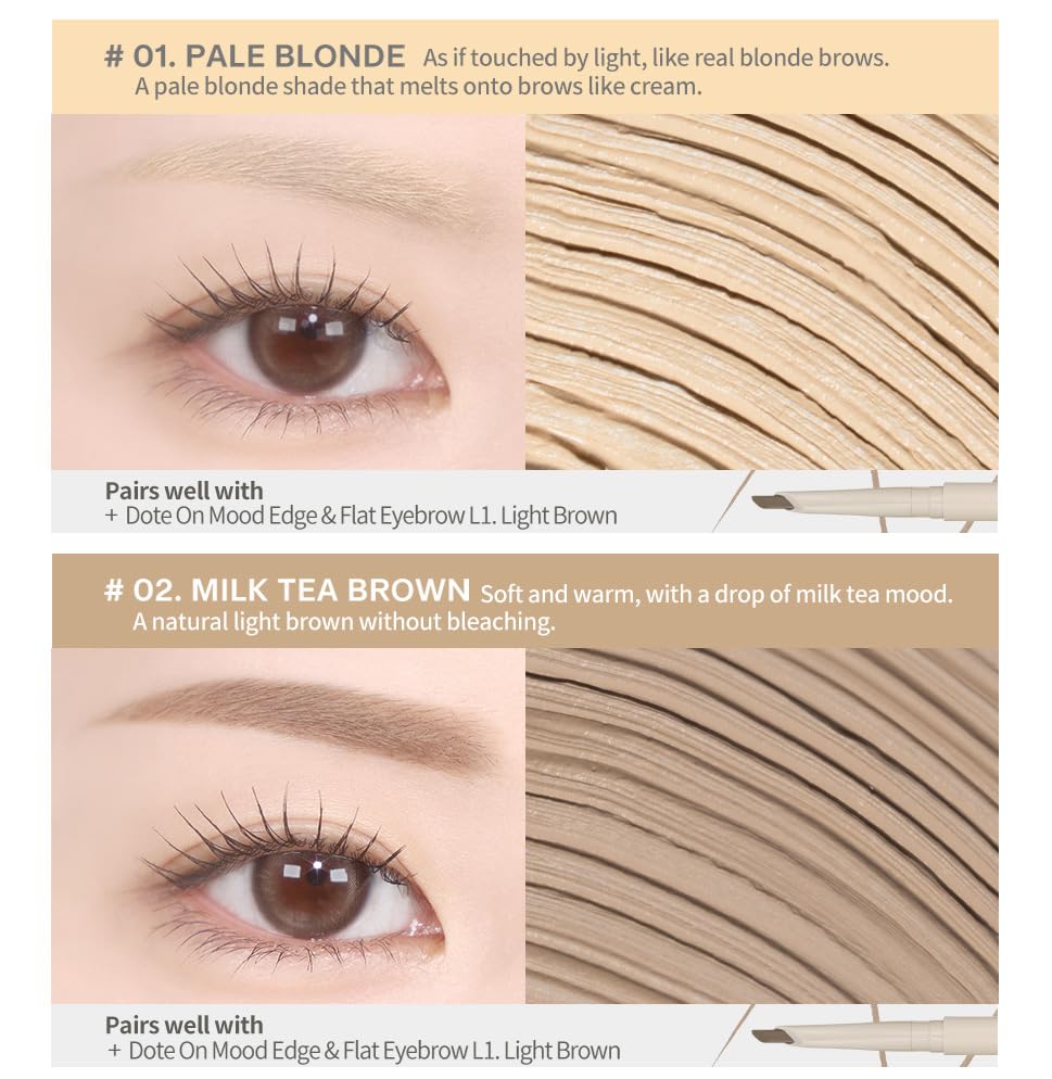 Heart Percent Dote On Mood Browcara, formule imperm éable résistant à la transpiration