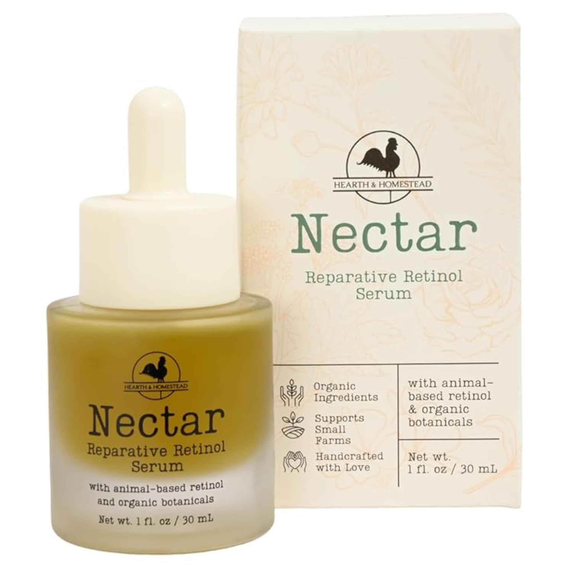 Sérum Nectar Hearth and Homestead – flacon prêt pour utilisation quotidienne sur le visage