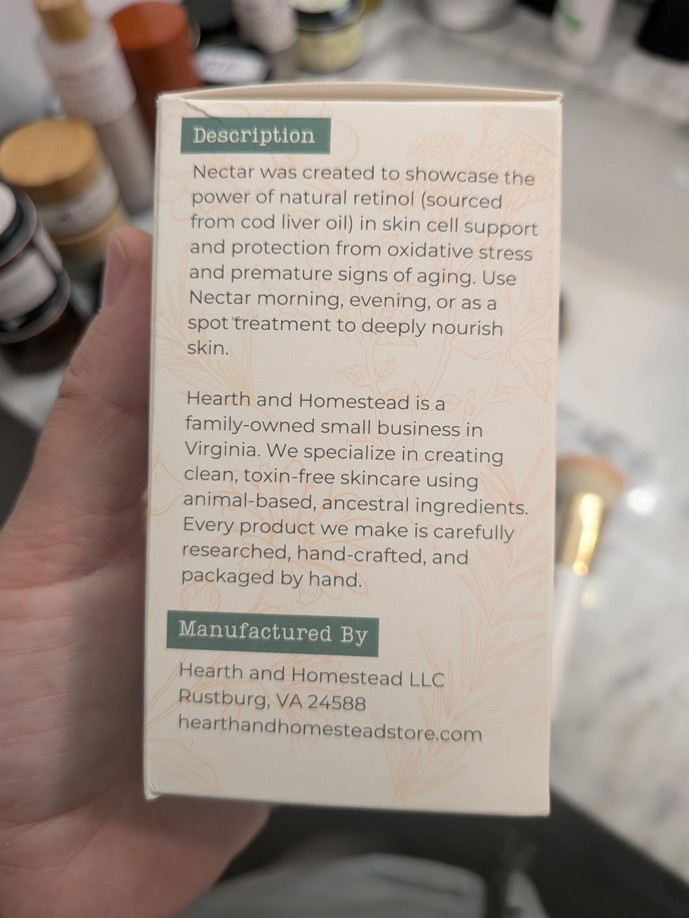 Jojoba infusé d’herbes Nectar Hearth and Homestead – douceur et revitalisation