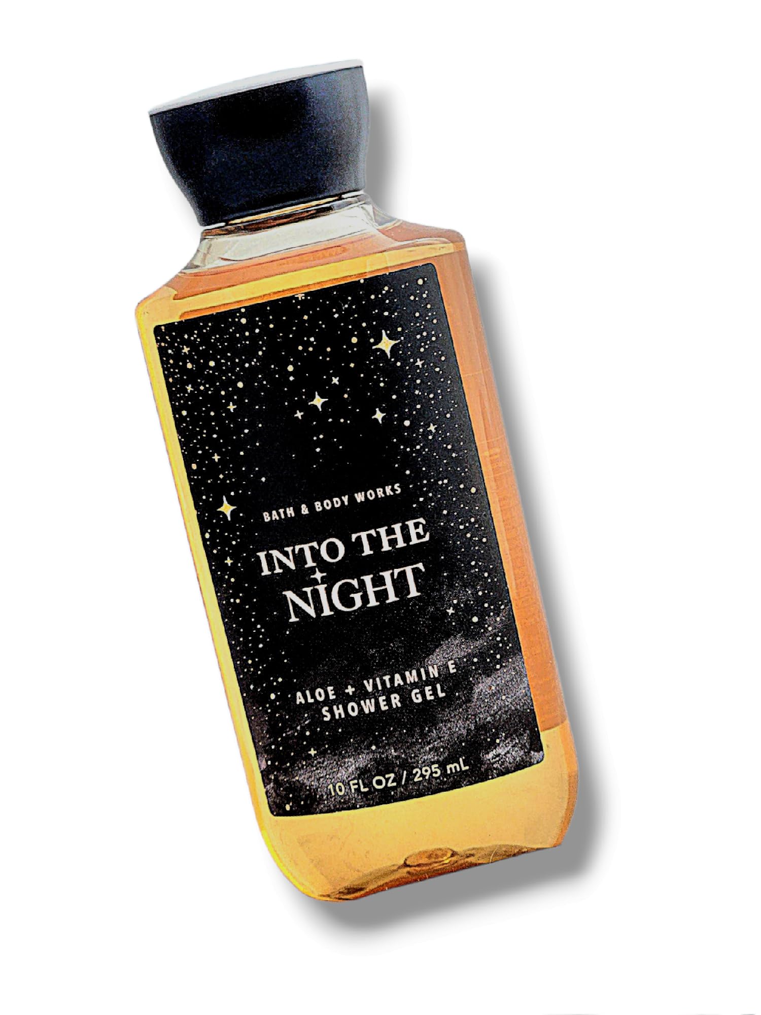 Gel douche Heating Master Into The Night, bouteille élégante, parfum enveloppant pour le rituel douche.