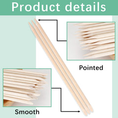 HeatPure batonnet-cuticule orange, bois de bouleau robuste pour une utilisation fiable.