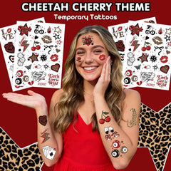 Heboland tatouages cerises Y2K: couleurs vives pour ambiance festive