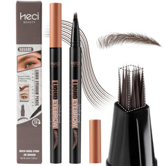 Sourcils definis avec le crayon HECI BEAUTY pour une application précise.