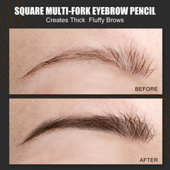 Sourcils au look naturel grâce au crayon HECI BEAUTY.