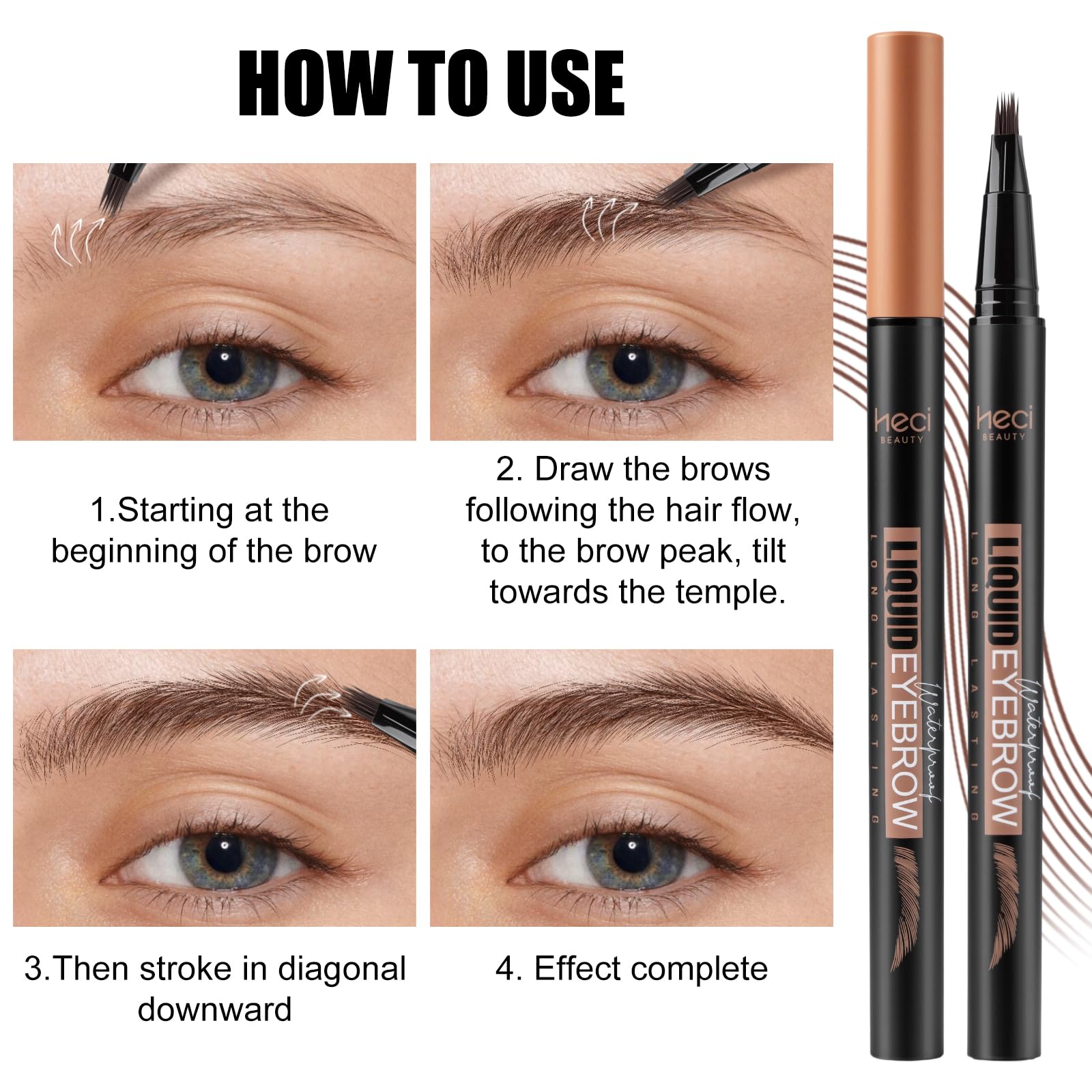 HECI BEAUTY volume naturel des sourcils sans effort
