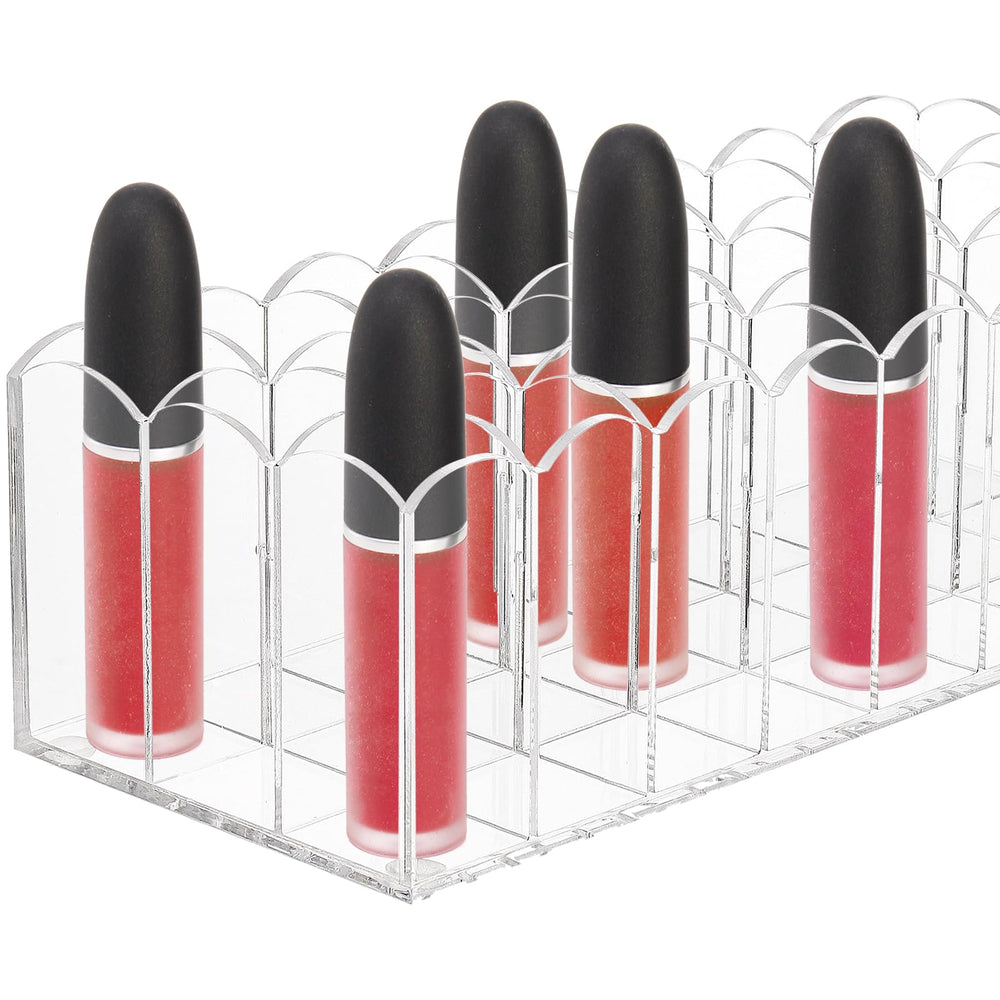 Porte-gloss Hedume en acrylique transparent pour identifier rapidement les produits.