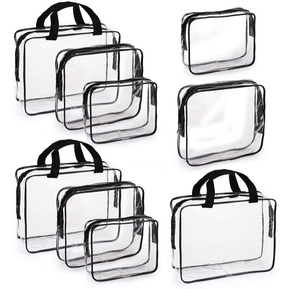 Hedume pochettes translucides grandes, rangement rapide lors du voyage.