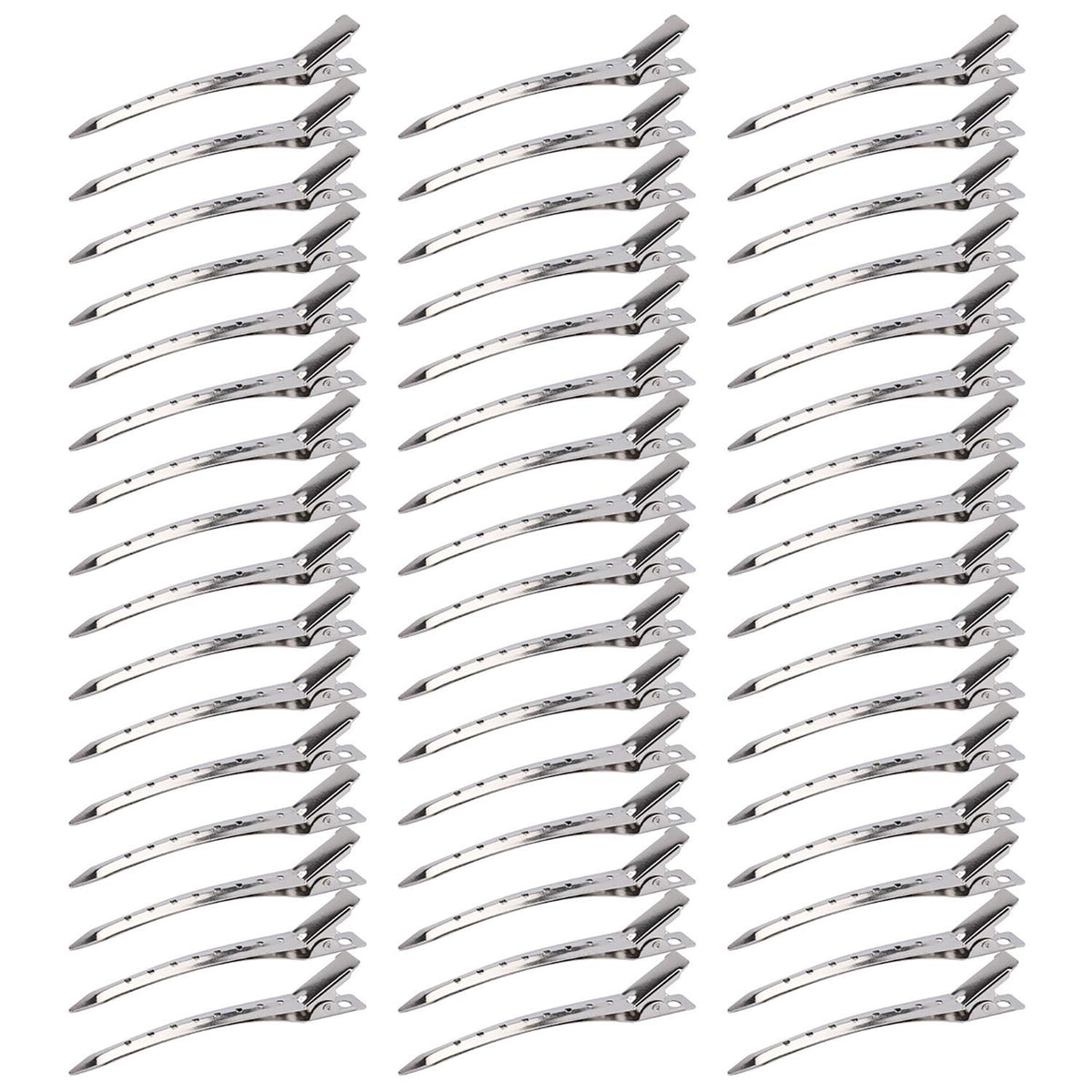 Pinces Hedume bec-de-canard à trous, pack 200 pour coiffure rapide