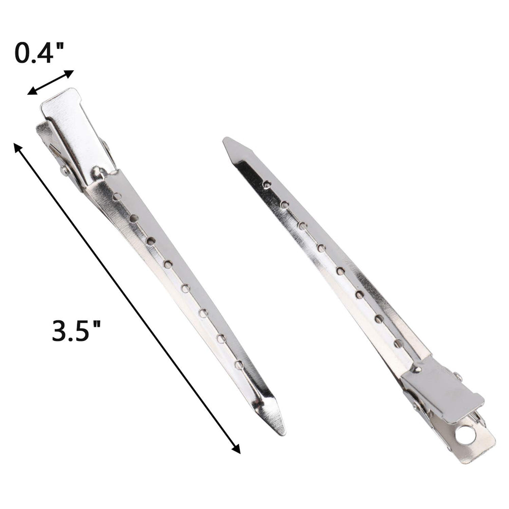 Pinces Hedume métal inoxydable, 3-5 pouces, taille idéale salon