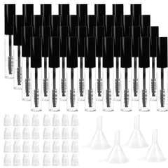 Hedume tube mascara vide 10ml avec brosse cils pour stockage pratique