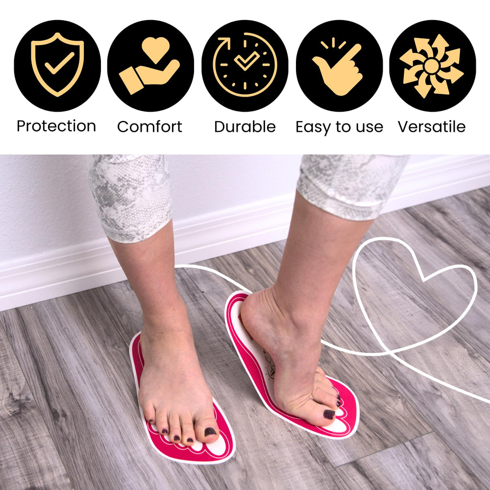 Protège-pieds HeeStar taille unique, confort en salon