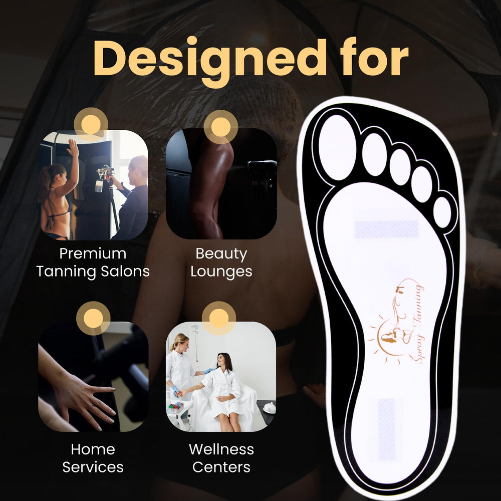HeeStar semelles-pieds-tan-noirs idéales pour salons et spas.