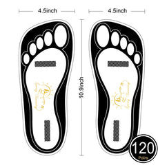 HeeStar semelles-pieds-tan-noirs adhesifs: faciles à poser et à retirer après le soin.