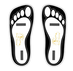 HeeStar semelles-pieds-tan-noirs emballage: protection hygiénique des pieds pendant le bronzage.