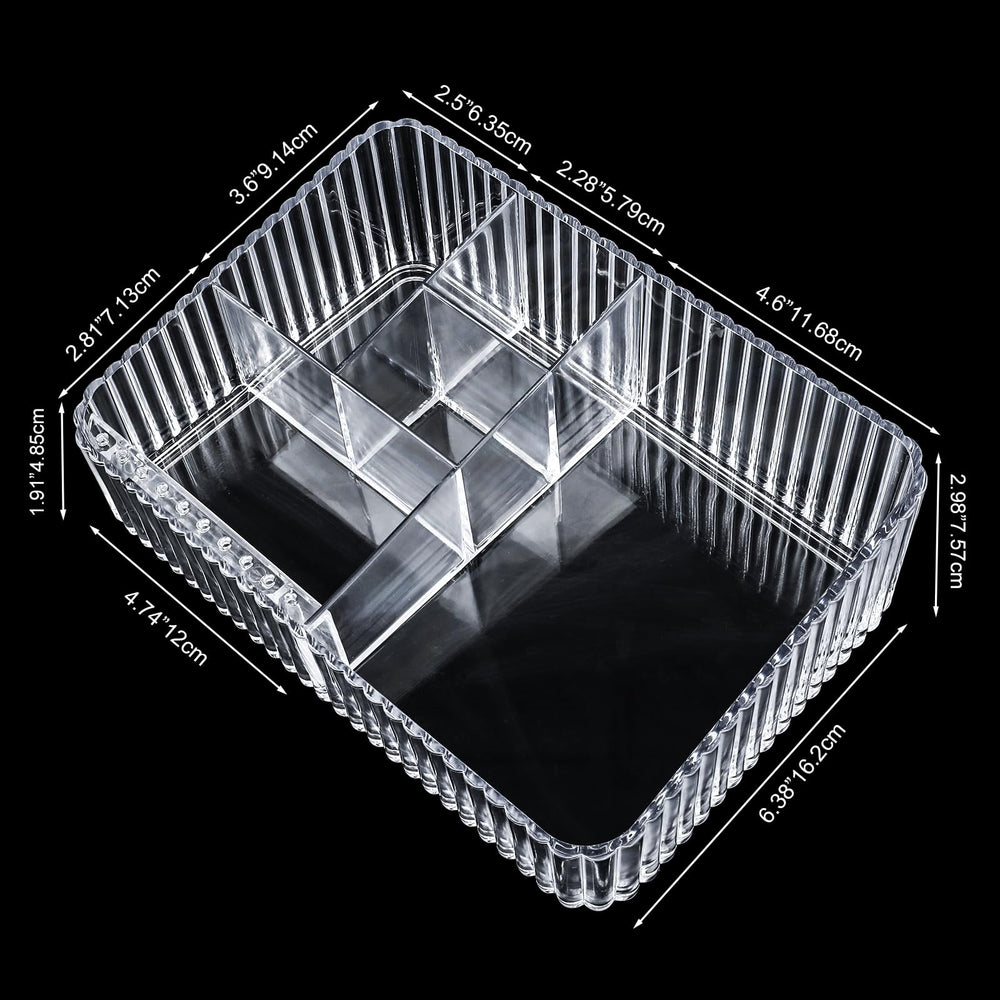 heemeei design à cinq compartiments, organisation efficace pour manucure