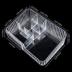 heemeei design à cinq compartiments, organisation efficace pour manucure