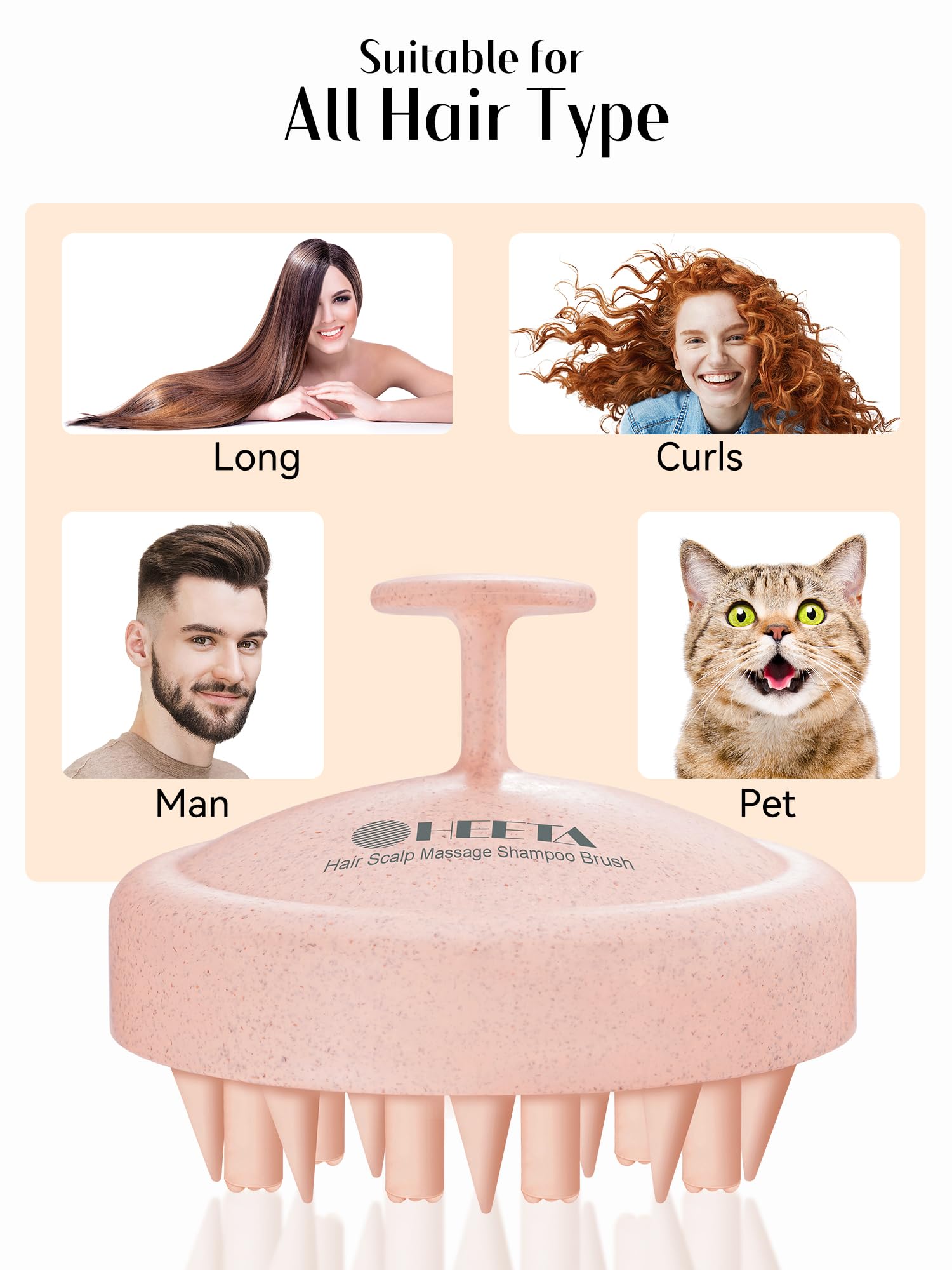 HEETA accessoire soin cuir chevelu pour cheveux propres et sains.