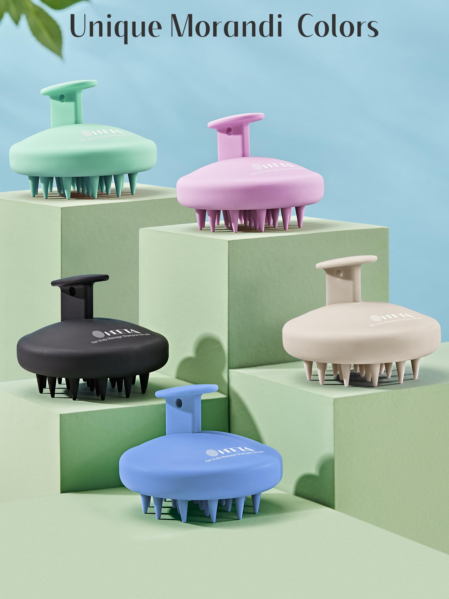 HEETA brosse cheveux revitalise et clarifie le cuir chevelu.