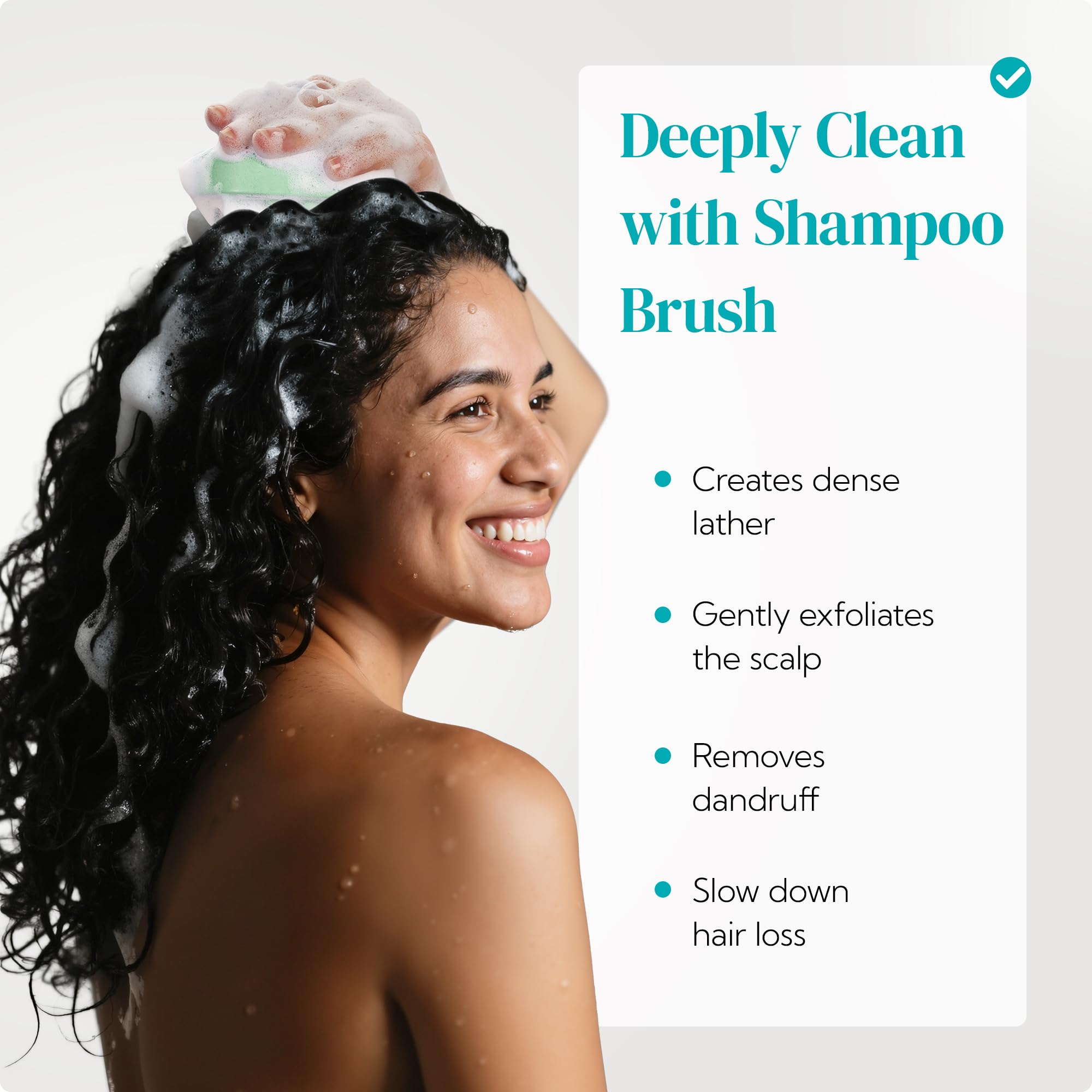 HEETA brosse-cheveux massage rose, accès facilité aux racines pour cheveux épais.