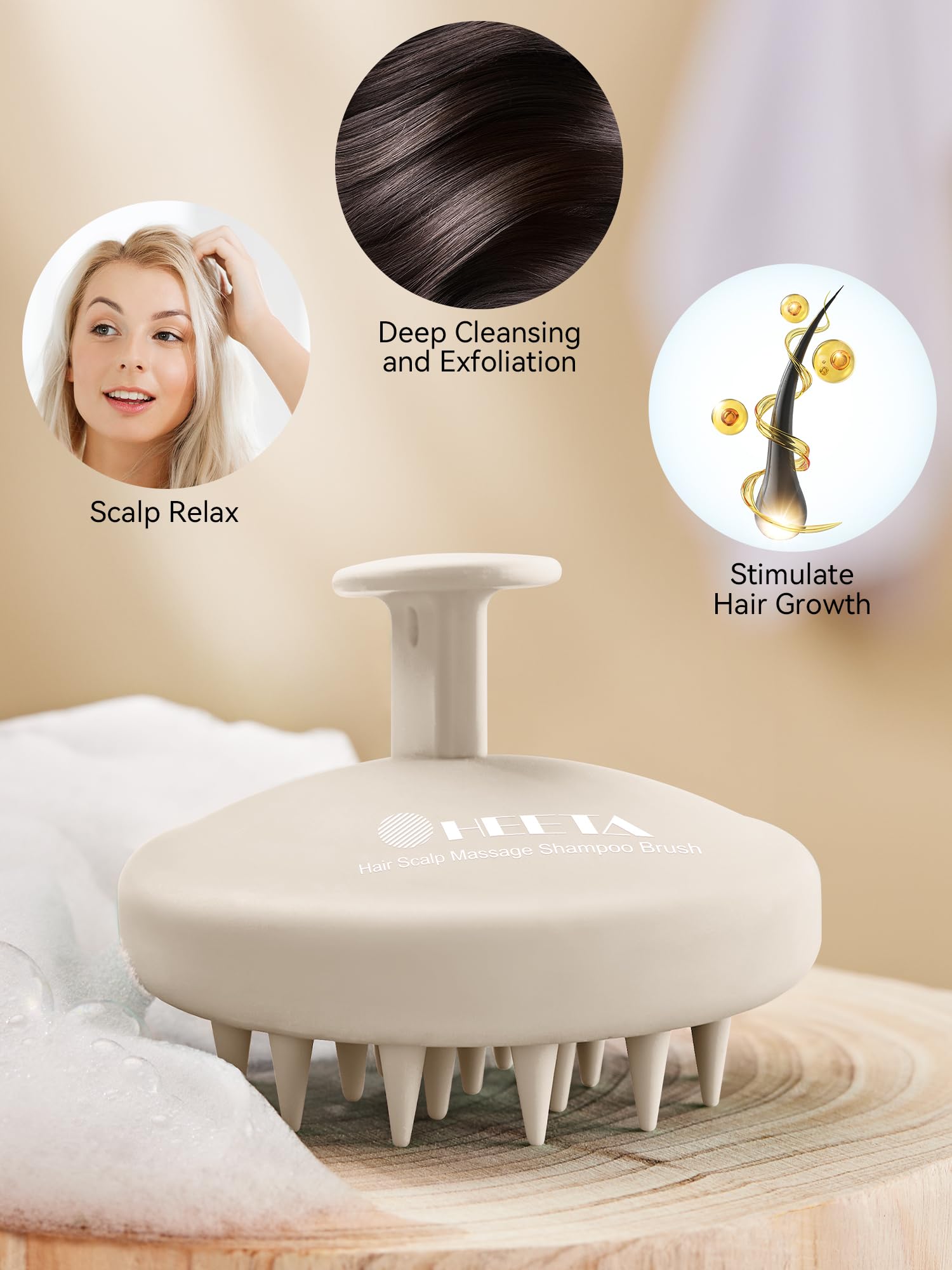 HEETA outil polyvalent pour tous types de cheveux.