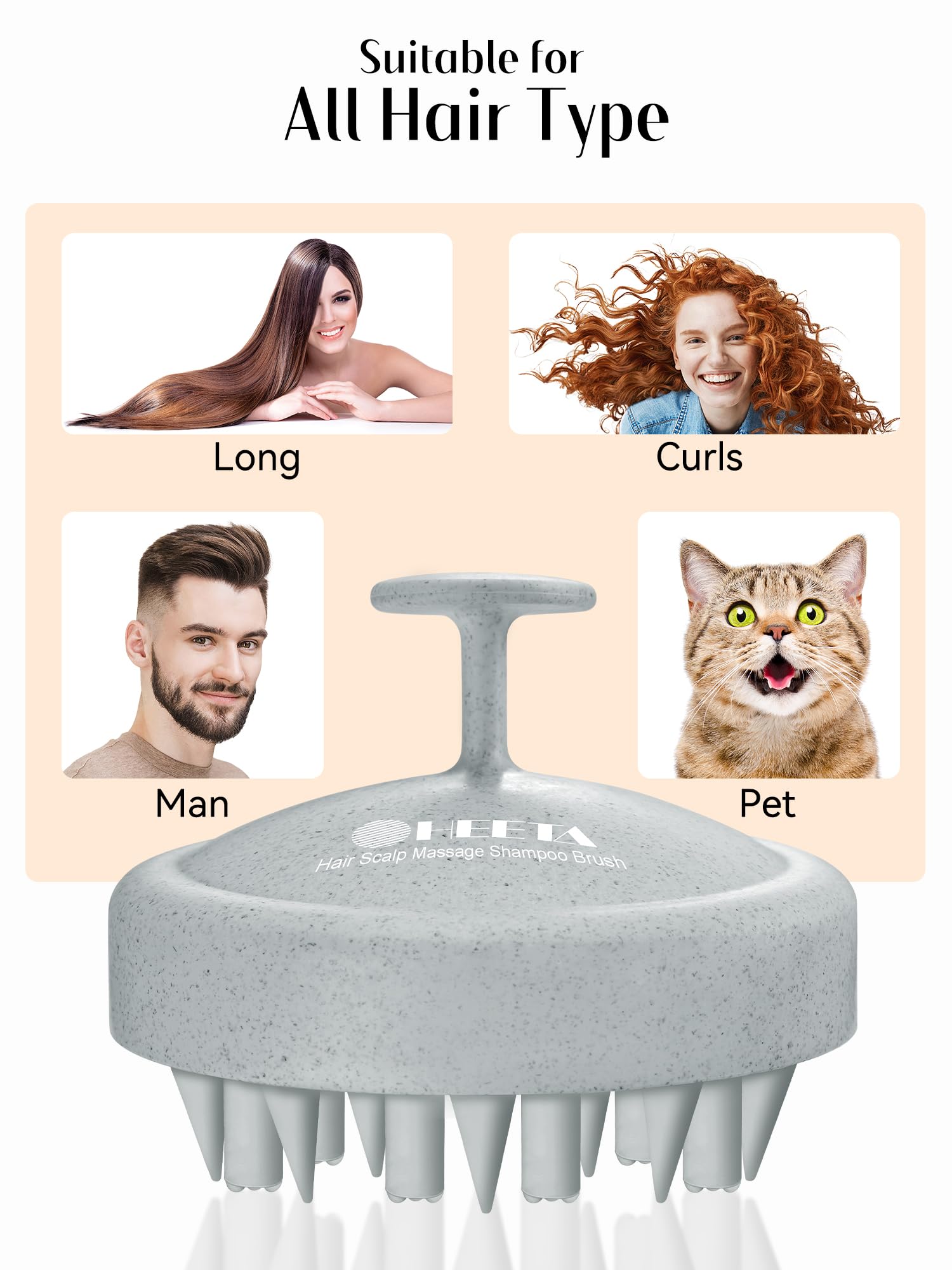 HEETA utilisation quotidienne pratique pour tous types de cheveux.