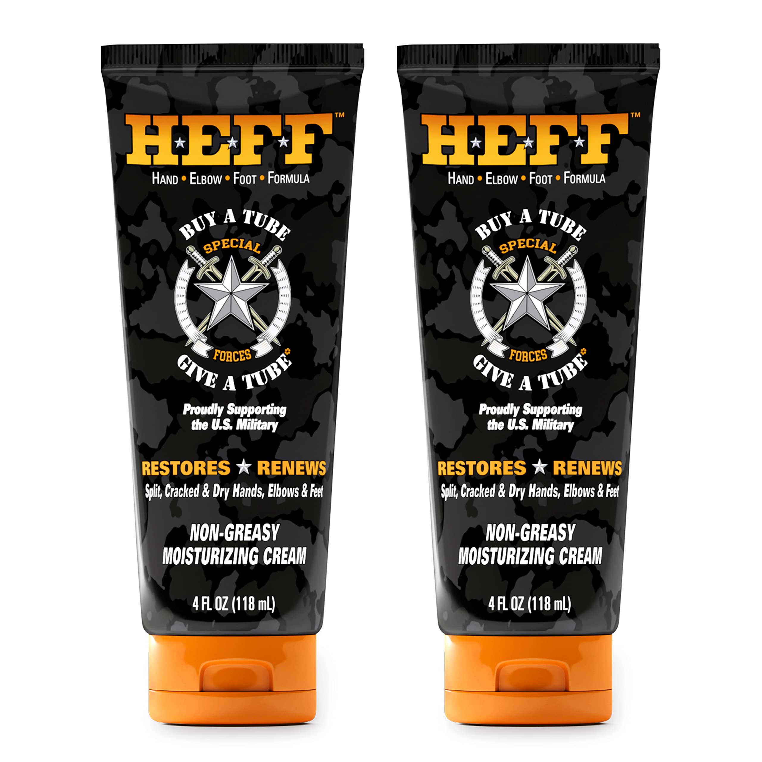 HEFF crème hydratante pour mains, coudes et pieds, soulage les peaux sèches.
