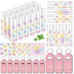Baume à lèvres Heigble avec motif cœur, hydratant et pratique à emporter.