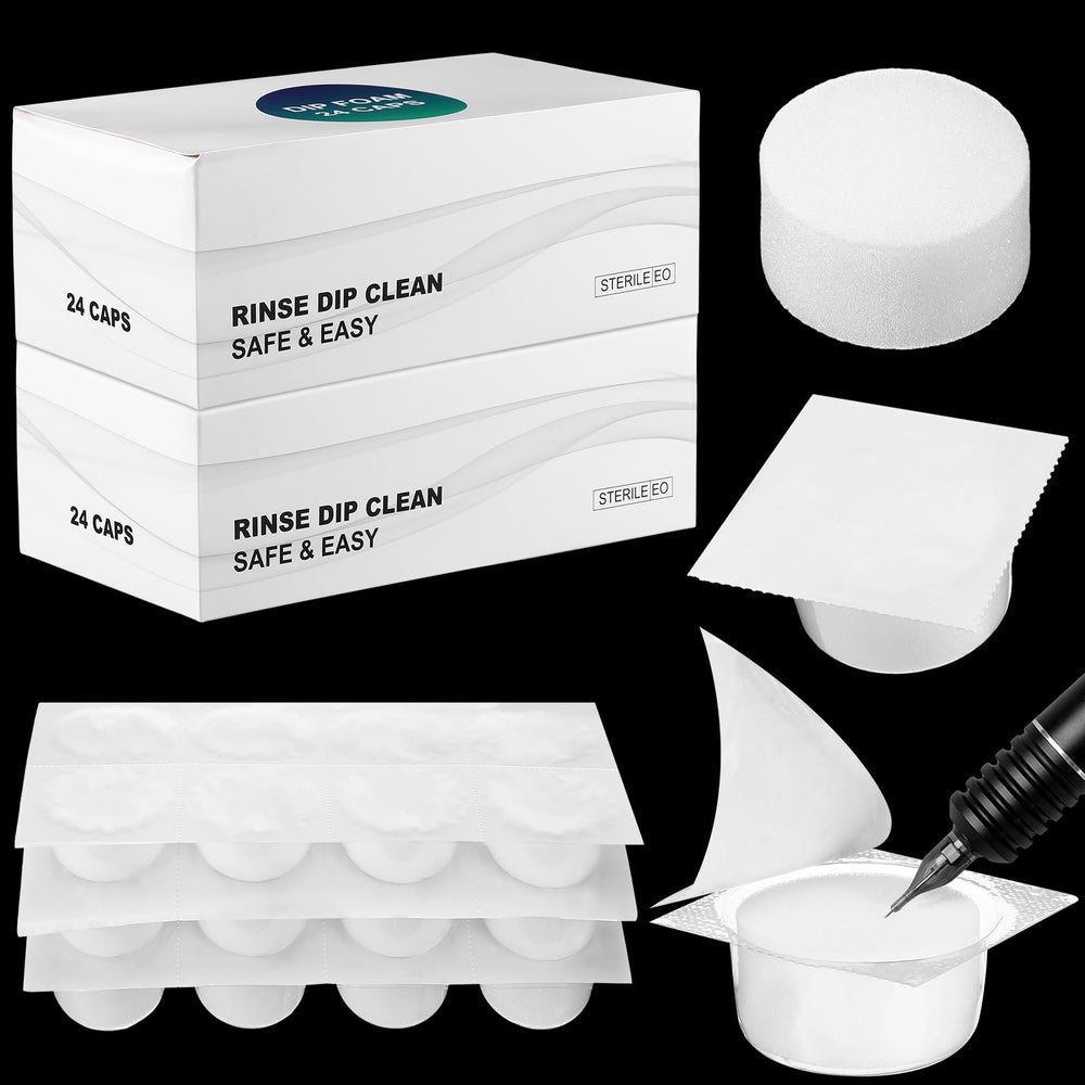 Heigble dip foam rinse cup packaging keeps hygiene-ready for single-use.