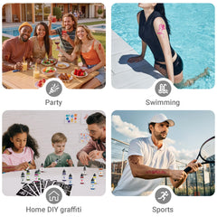 HEILFNL templates 75pcs for creative body art inspiration