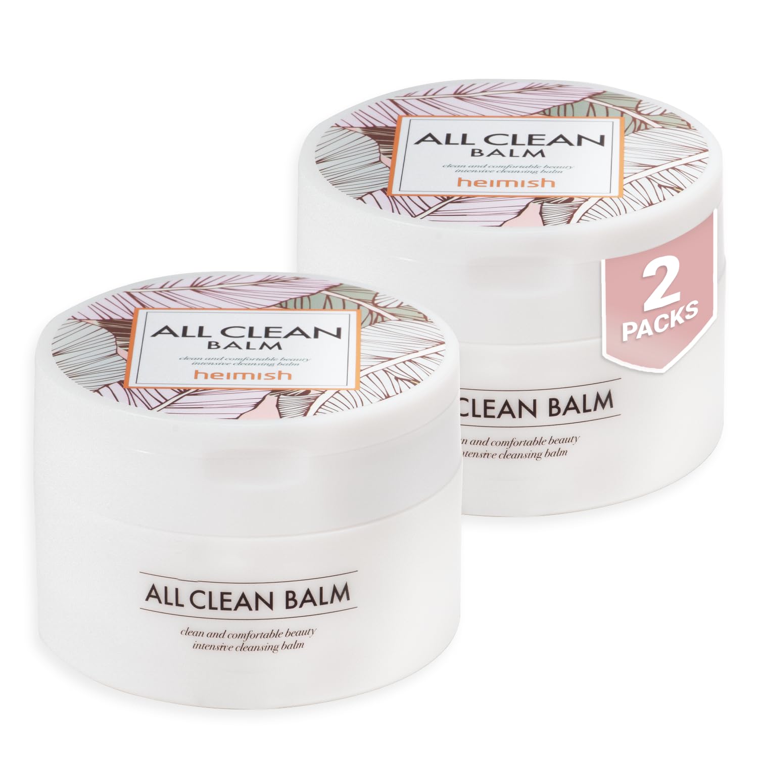 HEIMISH All Clean Balm – Bouteille lumineuse, nettoyage efficace du maquillage tenace.