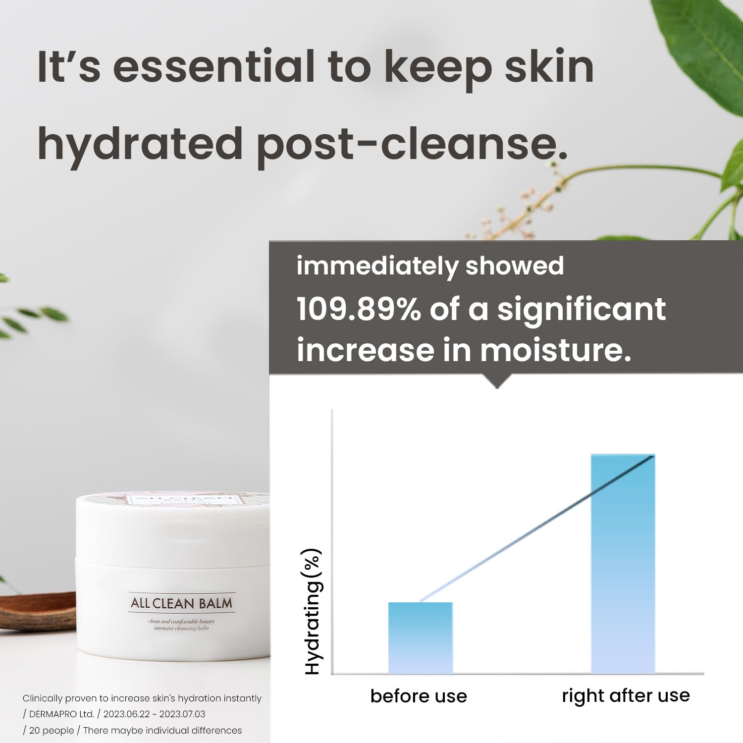 HEIMISH All Clean Balm – Ingrédients naturels d'huiles procurant soin sensoriel.