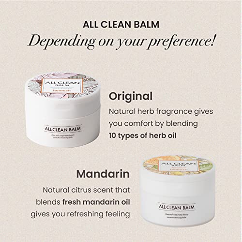 HEIMISH All Clean Balm Mandarin - convient à tous les types de peau pour une routine visage simplifiée.