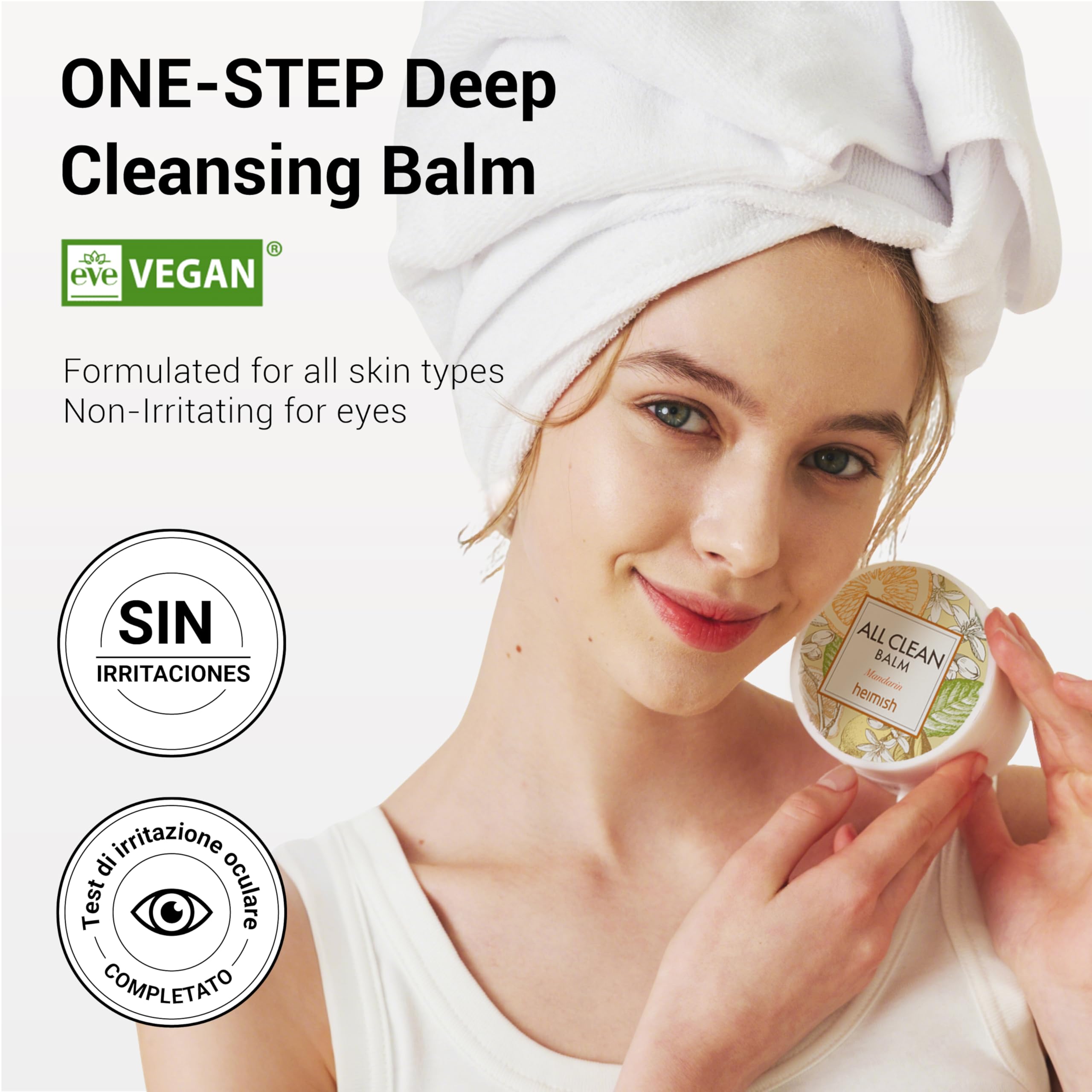 HEIMISH All Clean Balm Mandarin - option vegan et cruelty-free, nettoyage éthique.