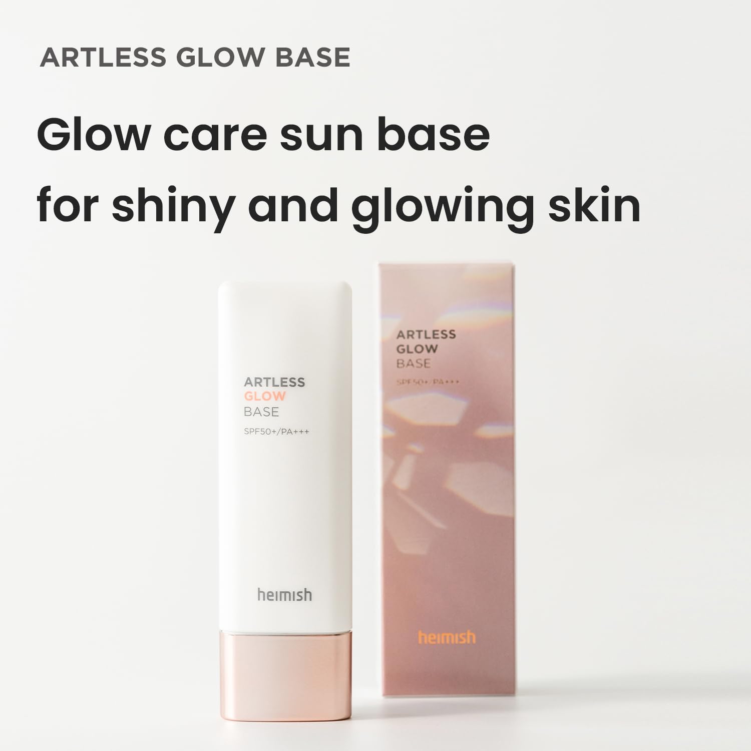 HEIMISH Artless Glow Base – application rapide, teint lumineux