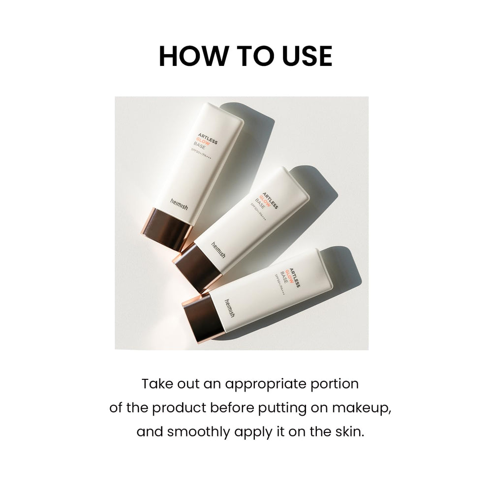HEIMISH Artless Glow Base – emballage éco-responsable et pratique
