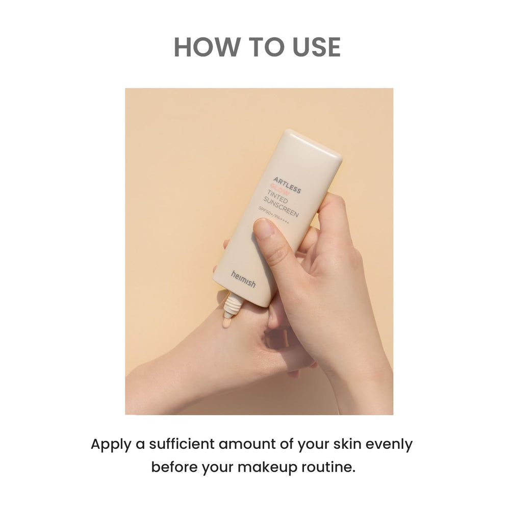 HEIMISH Artless Glow, emballage éco-responsable et pratique.