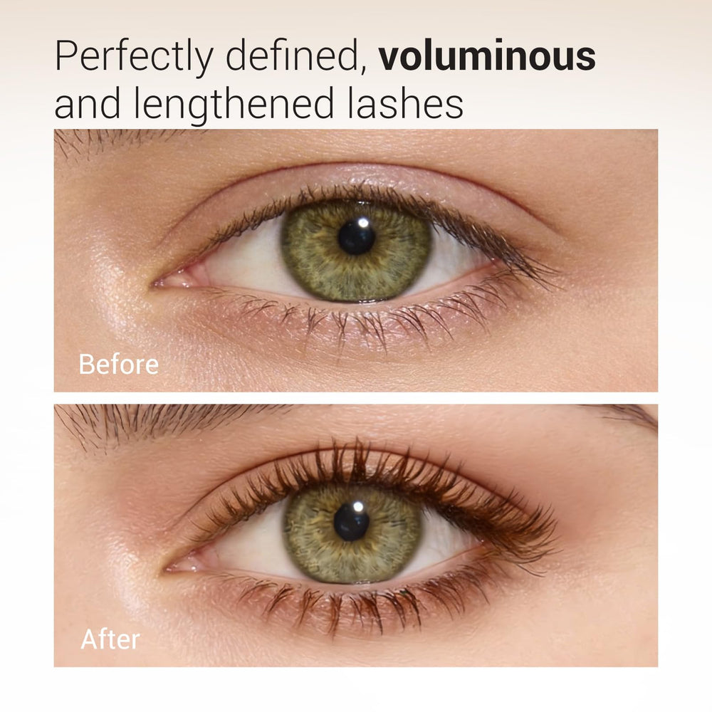 HEIMISH Dailism mascara demonstration of washable formula rinsing away with water