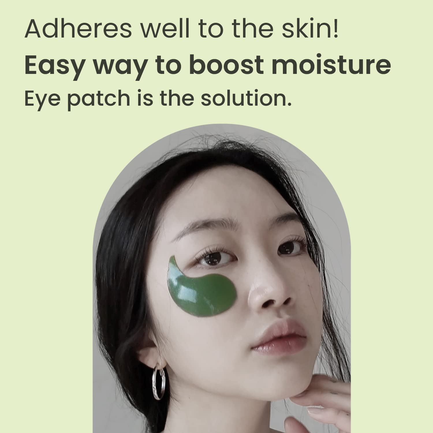 HEIMISH patch sous-œil facile à poser, utilisation mains libres et sans huile.