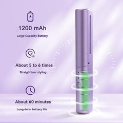 Hekisace brosse-coiffage violet, réglages de chaleur pour tous types