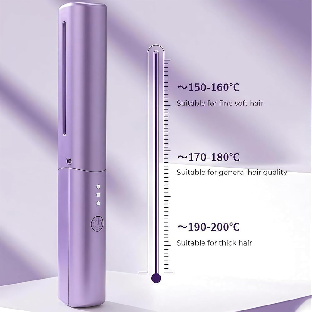 Hekisace brosse-coiffage céramique violet idéale pour tous types de cheveux et barbe
