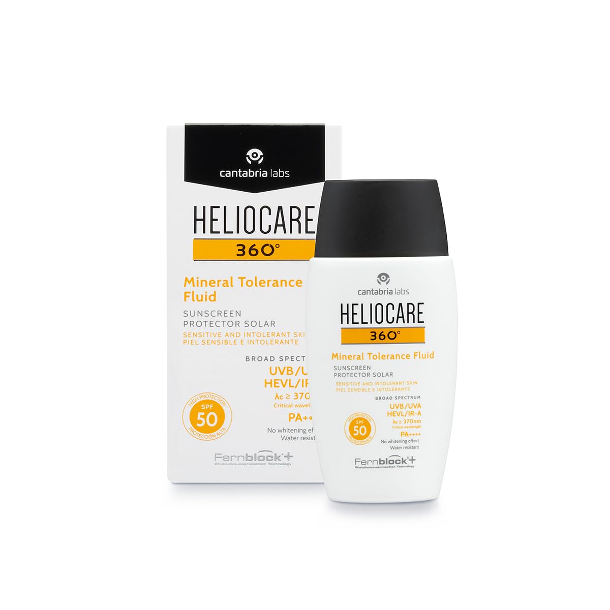 Heliocare 360 Fluide Minéral: bouteille prête à l'emploi pour une protection rapide sans fini gras