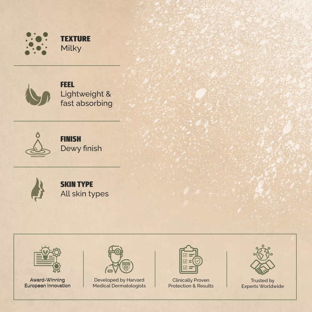 Heliocare Avance spray-emballage SPF50, indicateur SPF visible.