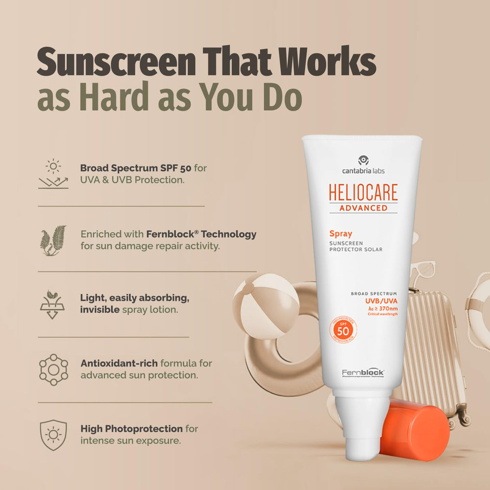 Heliocare Avance spray-protection uv anti-age, protection avancée.