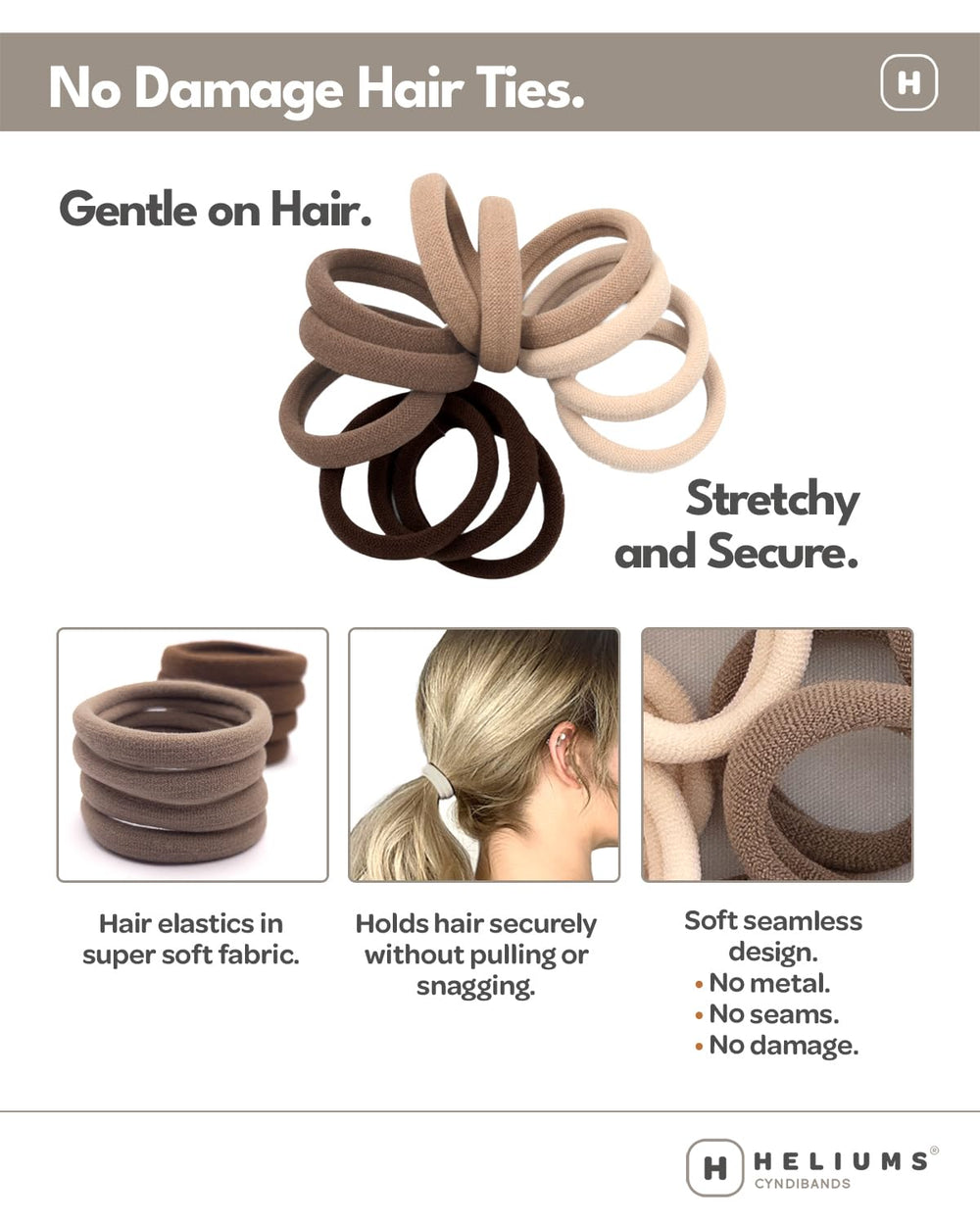 La bande Heliums sans couture beige blond se fond naturellement dans les cheveux.